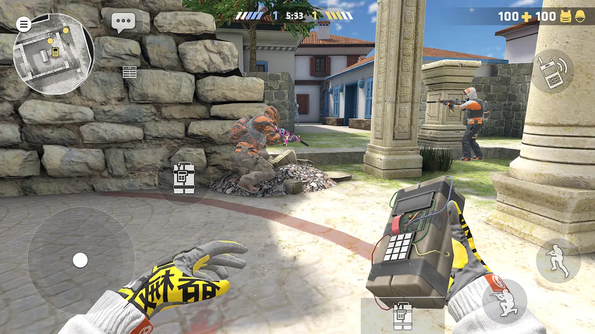 Defusal round in Critical Ops